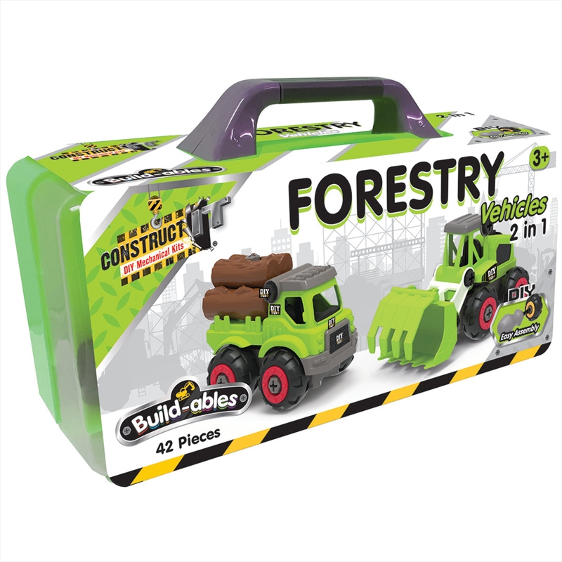 Build-ables - Forestry Vehicles 2 in 1/Product Detail/Toys