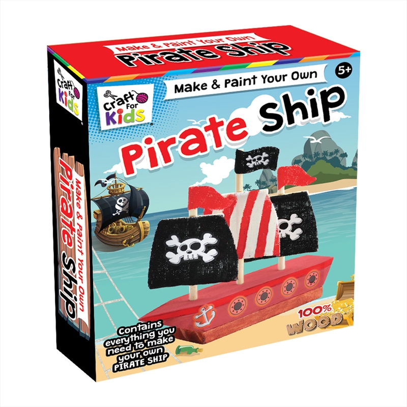 Make & Paint Your Own Pirate Ship/Product Detail/Arts & Craft