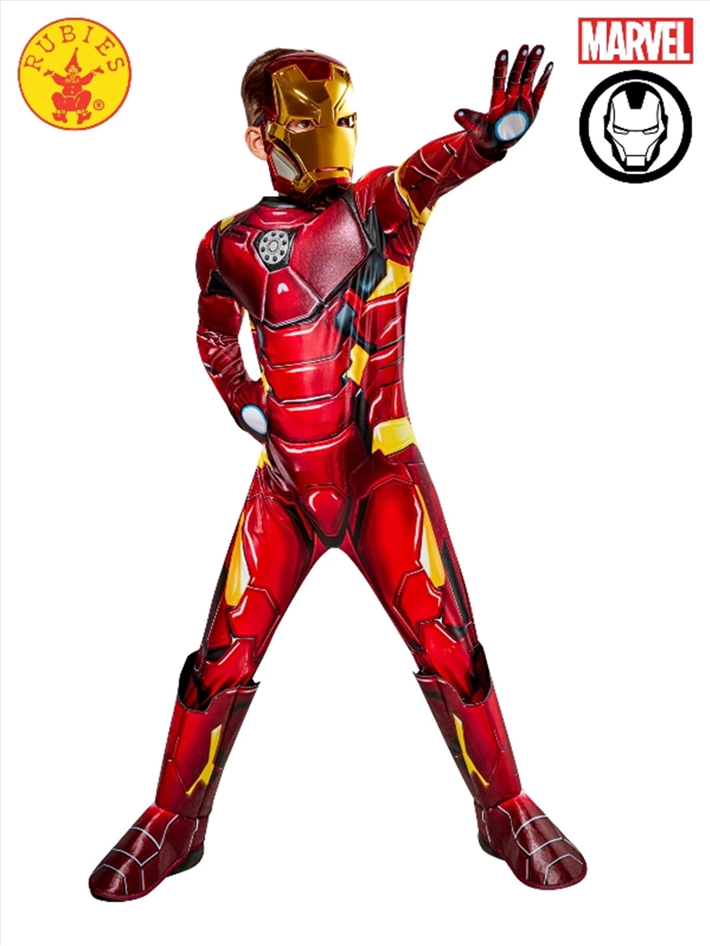 Iron Man Premium Costume - Size S 7-8 Yrs/Product Detail/Costumes