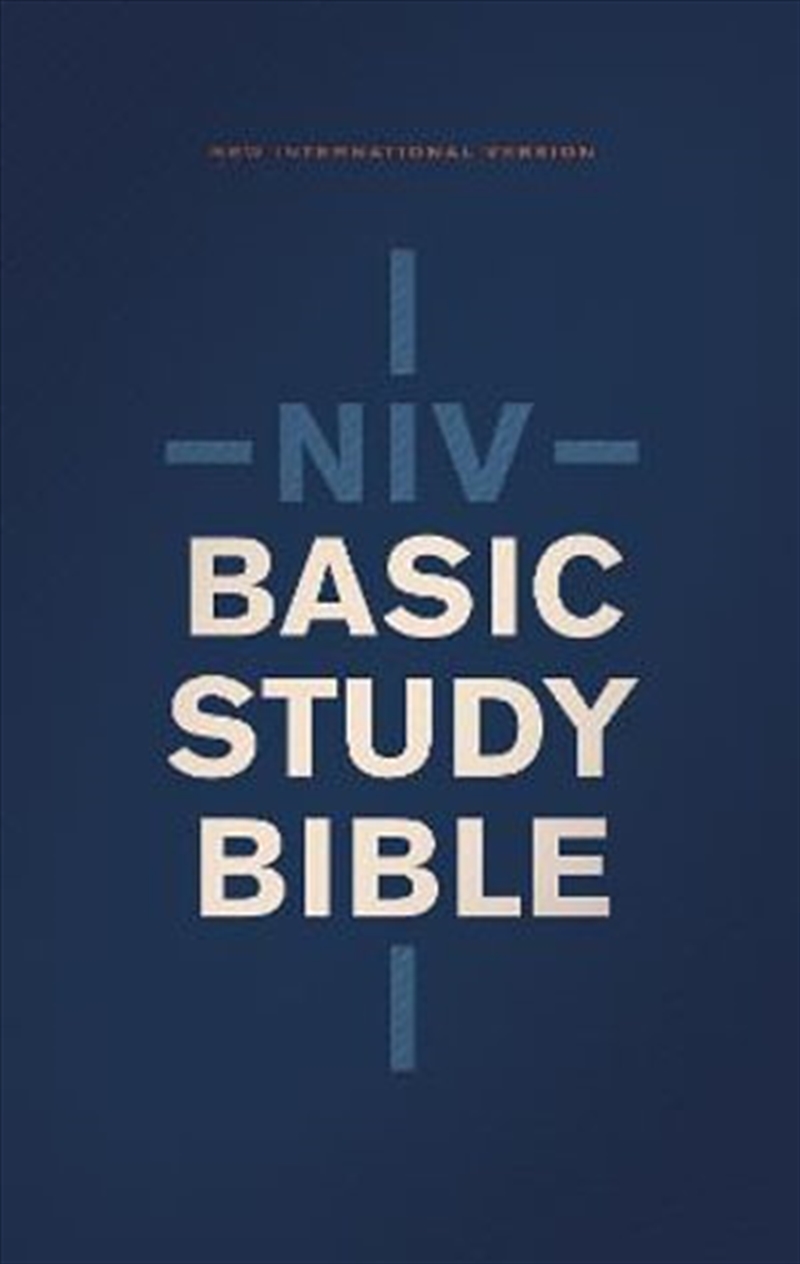 Niv Basic Study Bible [Blue]/Product Detail/Religion & Beliefs