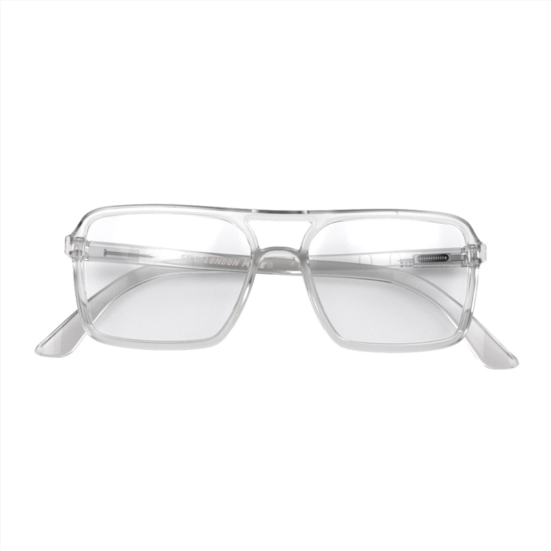 London Mole Spy Blue Blocker Glasses Transparent/Product Detail/Apparel