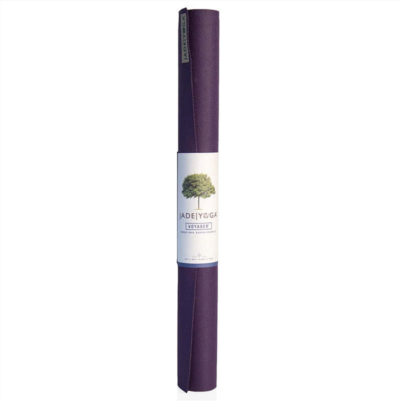 Jade Yoga Voyager Mat - Purple/Product Detail/Gym Accessories