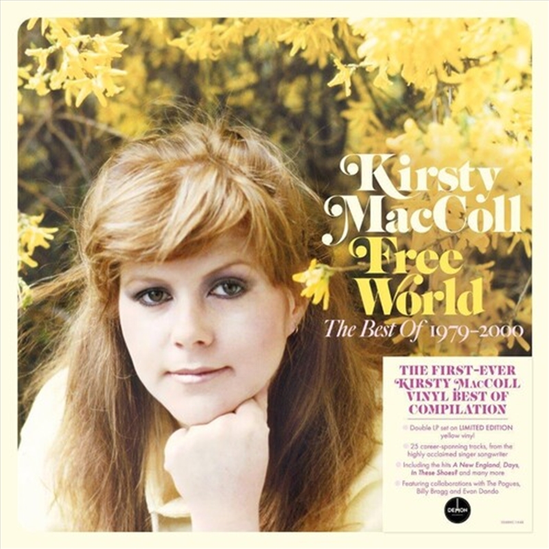 Free World: The Best Of Kirsty Maccoll 1979-2000 Yellow Coloured Vinyl/Product Detail/Rock/Pop