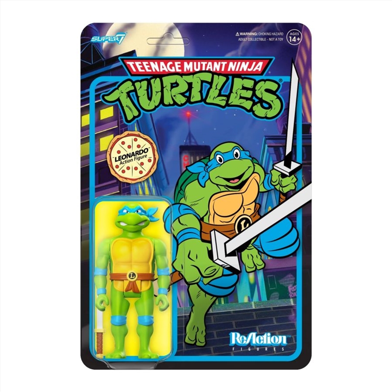 Teenage Mutant Ninja Turtles (TV'87) - Leonardo Toon Reaction 3.75" Figure/Product Detail/Figurines