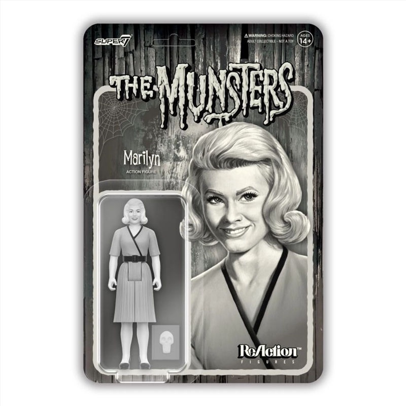 The Munsters - Marilyn Munster (Grayscale) Reaction 3.75" Figure/Product Detail/Figurines