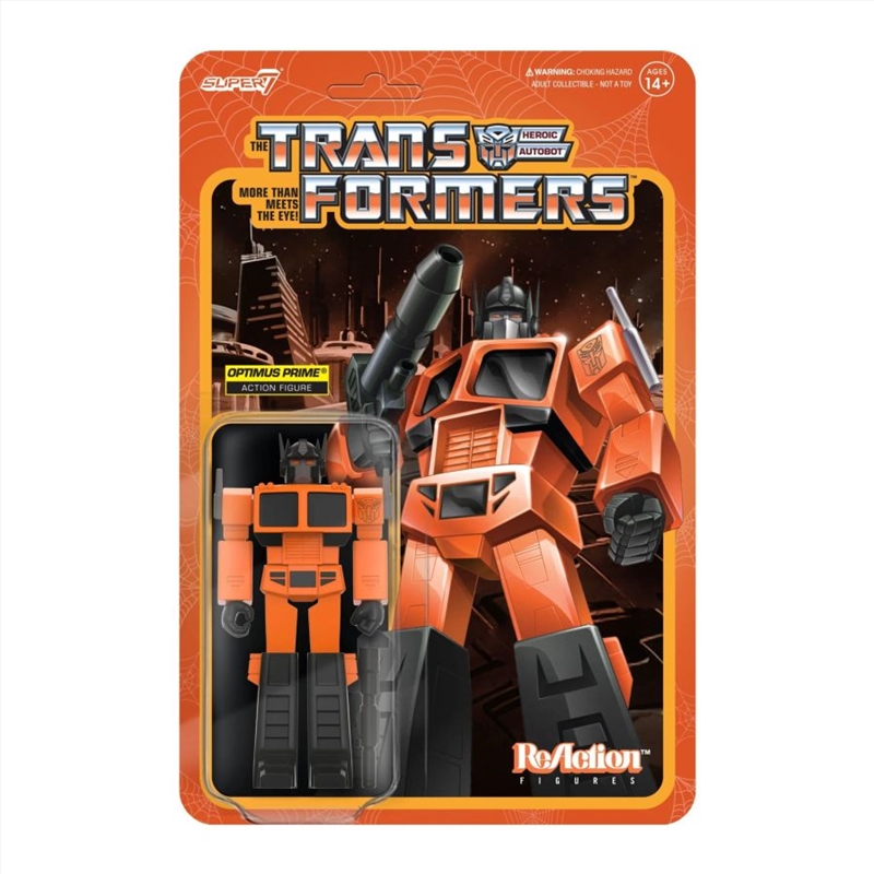 Transformers - Optimus Prime (Orange/Black) Reaction 3.75" Figure/Product Detail/Figurines