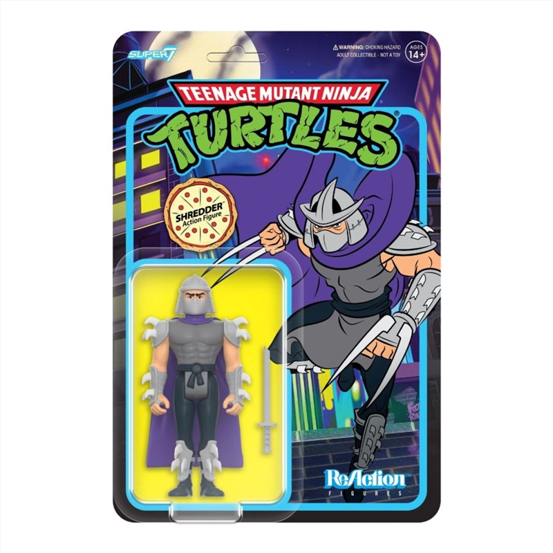 Teenage Mutant Ninja Turtles (TV'87) - Shredder Reaction 3.75" Figure/Product Detail/Figurines