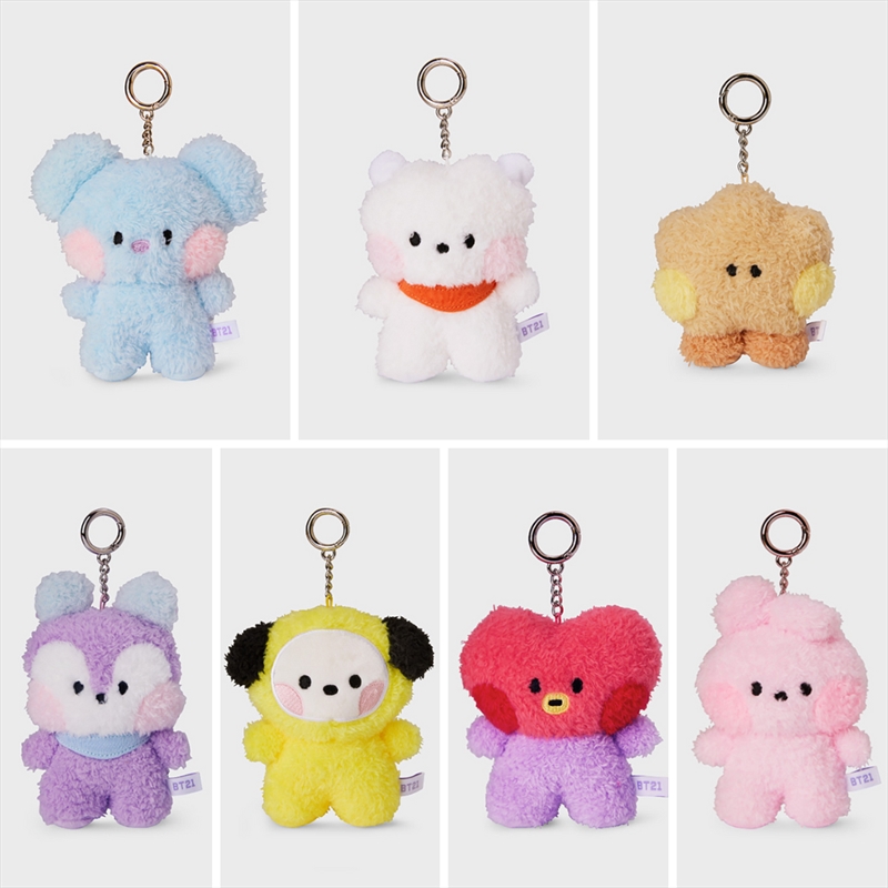 Buy BT21 Mini Plush Keyring - All 7 Characters Online | Sanity