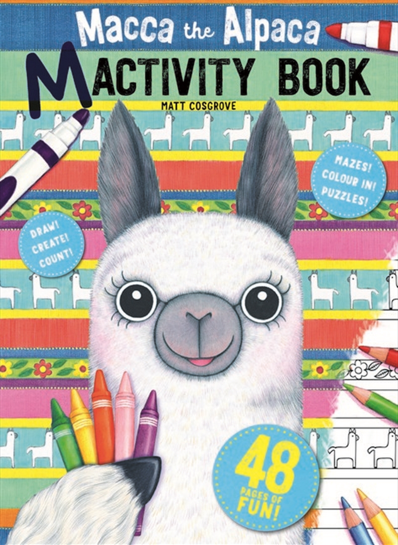 Macca The Alpaca  Mactivity Bk/Product Detail/Kids Activity Books