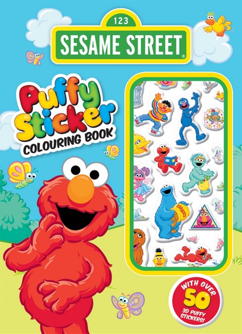 Sesame Street: Puffy Sticker Colouring Book/Product Detail/Kids Colouring