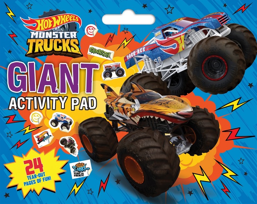 Hot Wheels Monster Trucks: Giant Activity Pad (Mattel)/Product Detail/Kids Activity Books