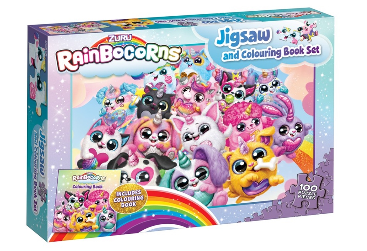 Rainbocorns: Book & Puzzle (100 Pieces) 2022/Product Detail/Jigsaw Puzzles