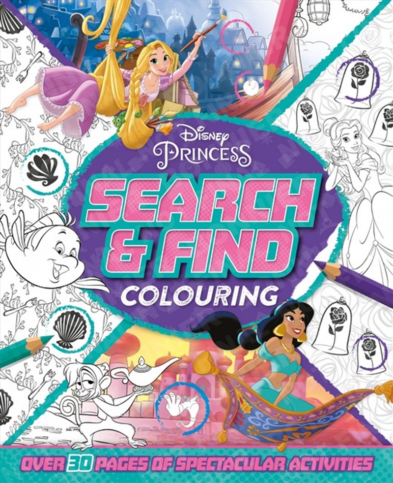 Disney Princess: Search & Find Colouring/Product Detail/Kids Colouring