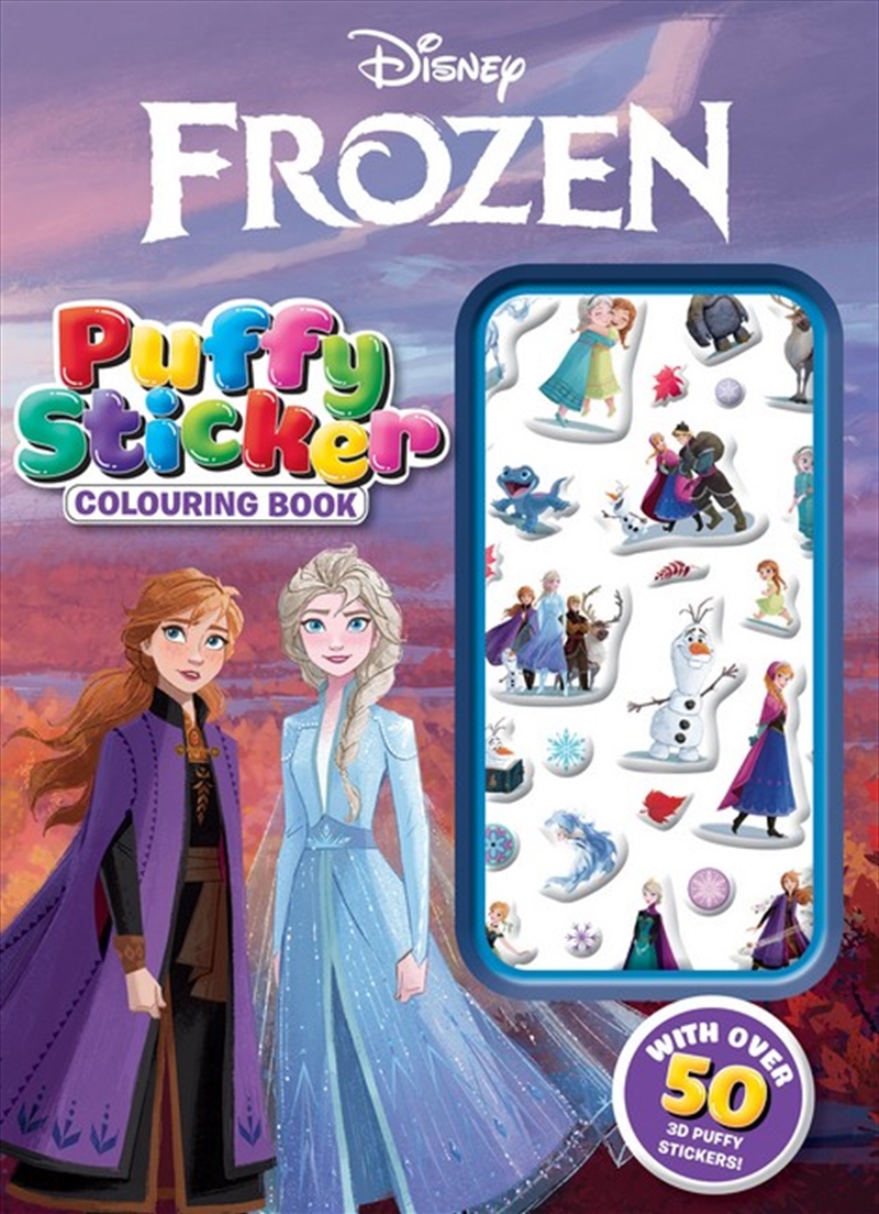 Frozen: Puffy Sticker Colouring Book (Disney) 2023/Product Detail/Kids Colouring