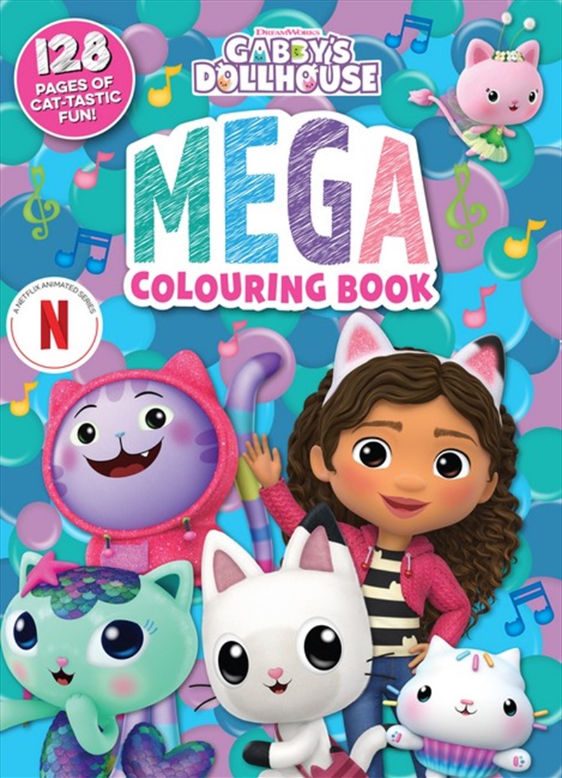 Gabby'S Dollhouse: Mega Colouring Book (Dreamworks)/Product Detail/Kids Colouring