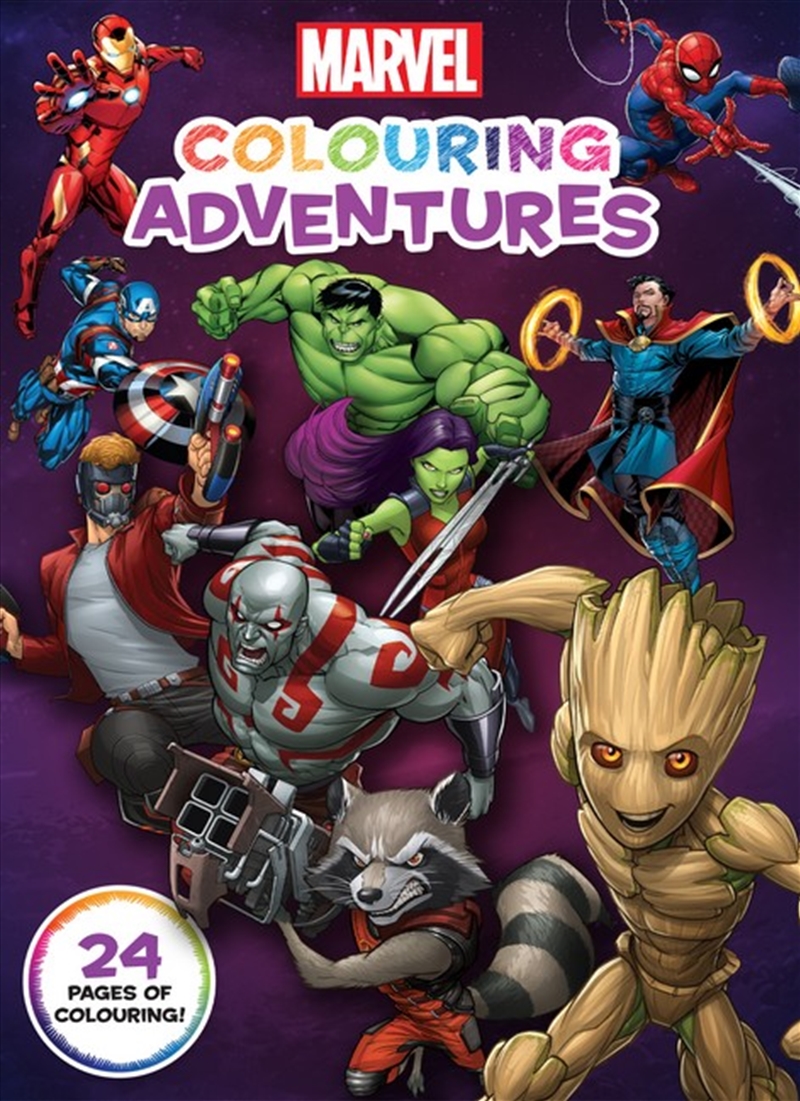 Marvel: Colouring Adventures (Featuring Guardians Of The Galaxy)/Product Detail/Kids Colouring