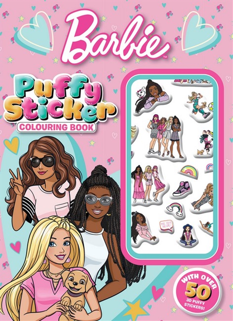 Barbie: Puffy Sticker Colouring Book (Mattel) 2023/Product Detail/Kids Colouring