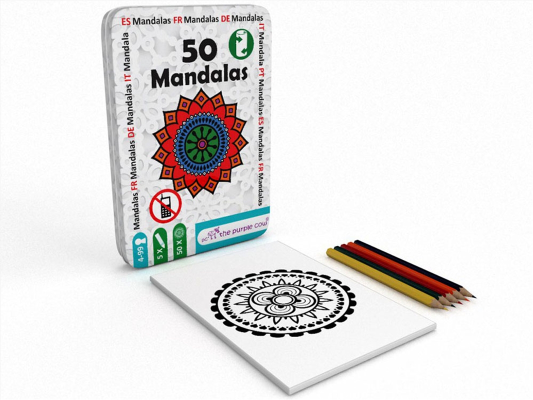 50 Mandalas, Tin/Product Detail/Arts & Craft