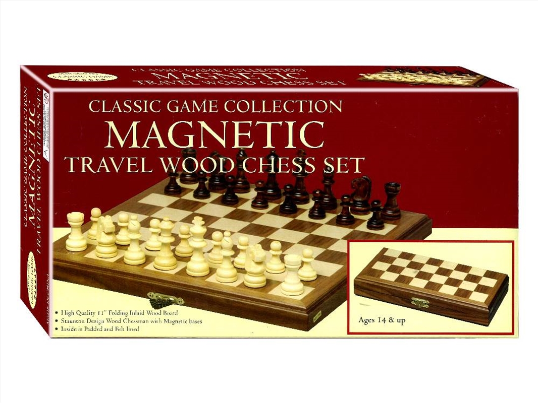 Chess,Walnut 11"Magnetic/Product Detail/Games