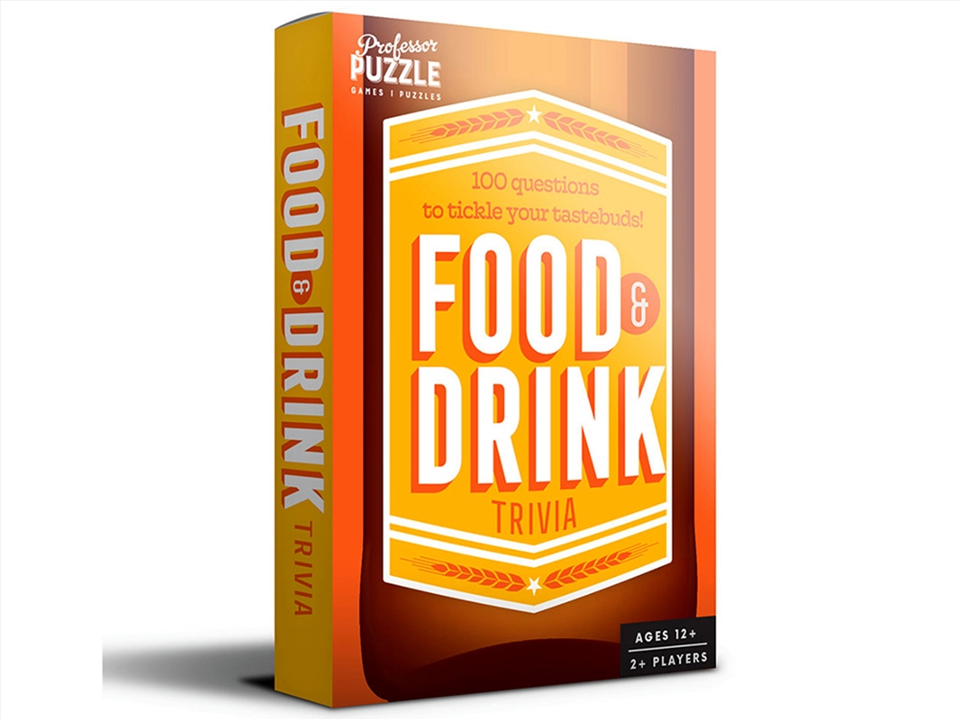 Food & Drink Trivia Mini Triv./Product Detail/Card Games