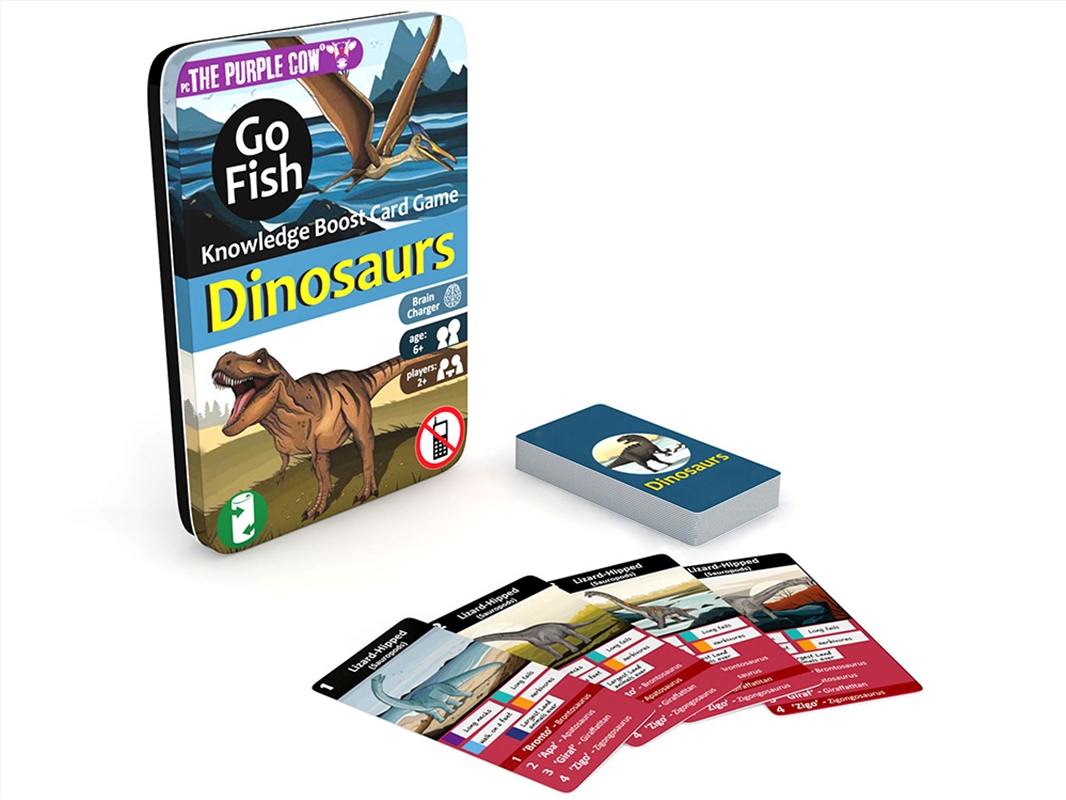 Go Fish Dinosaurs, Magnet.Tin/Product Detail/Card Games