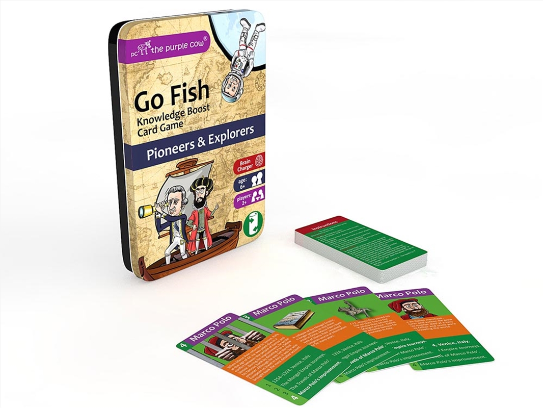 Go Fish, Pioneers/Explorer Tin/Product Detail/Card Games