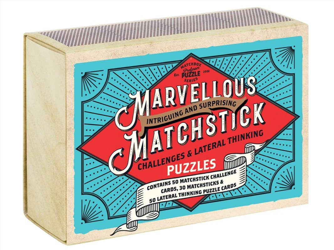 Marvelous Matchstick Puzzles/Product Detail/Card Games