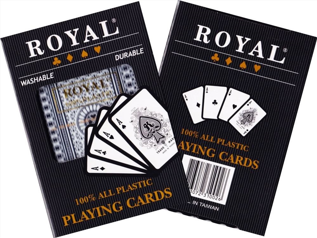 Royal 100% Plastic Single Deck/Product Detail/Card Games