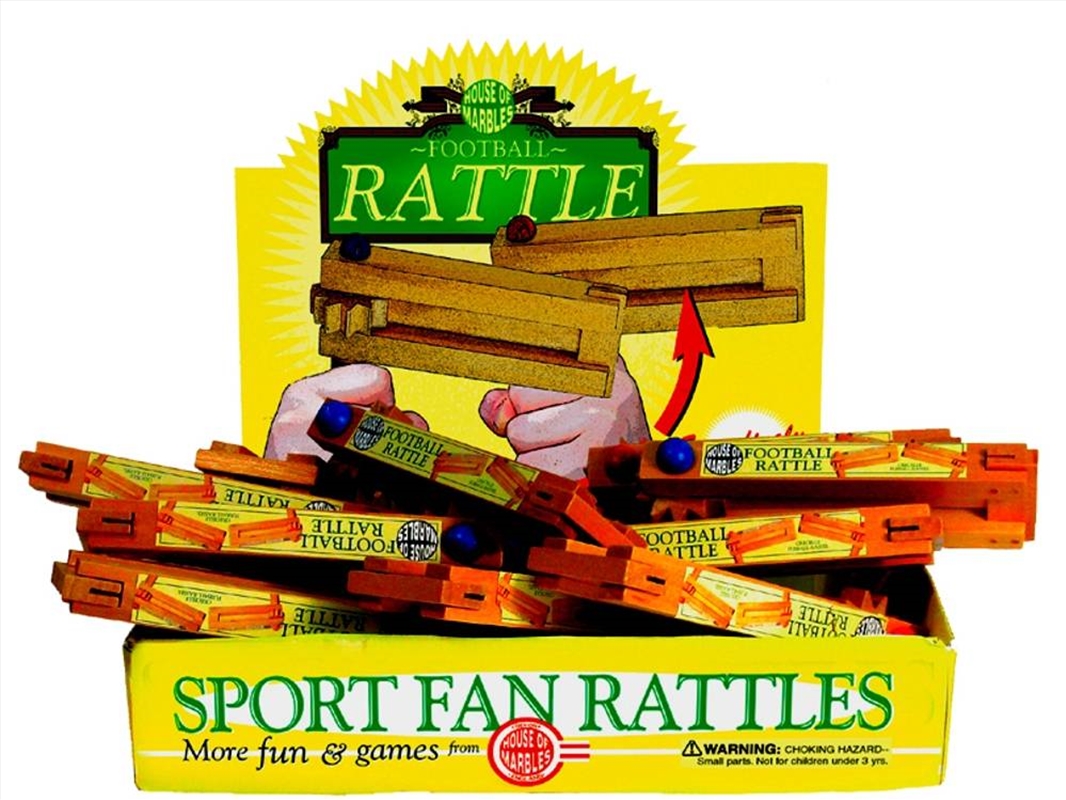 Sport Fan Rattles Wood (Sent At Random)/Product Detail/Toys