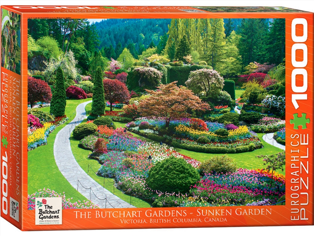 Sunken Garden Butchart 1000Pc/Product Detail/Jigsaw Puzzles