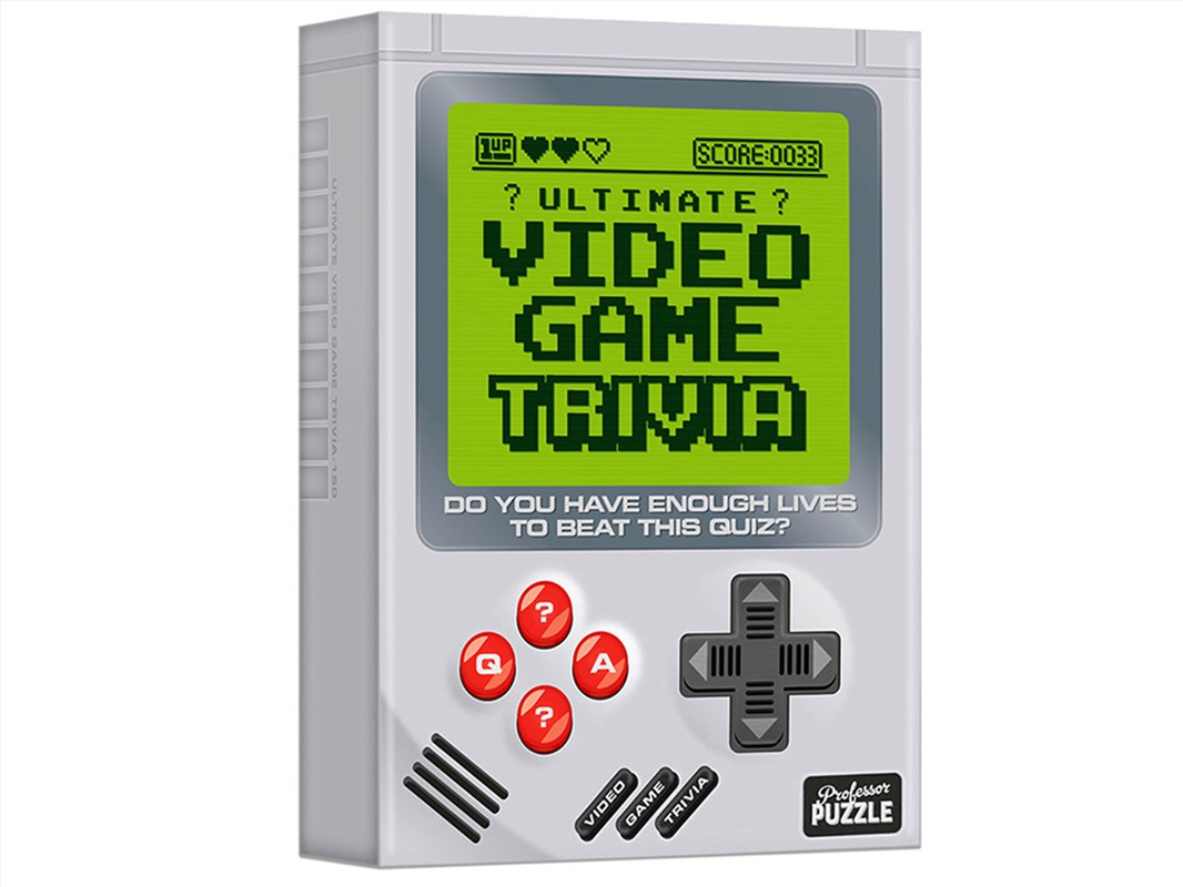 Ultimate Video Game Trivia/Product Detail/Card Games