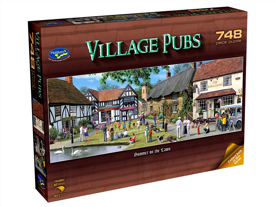 Village Pubs Summer 748Pc Pano/Product Detail/Jigsaw Puzzles