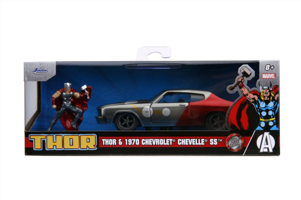 Marvel Comics - 1970 Chevy Chevelle SS with Thor 1:32 Scale Diecast Vehicle/Product Detail/Figurines