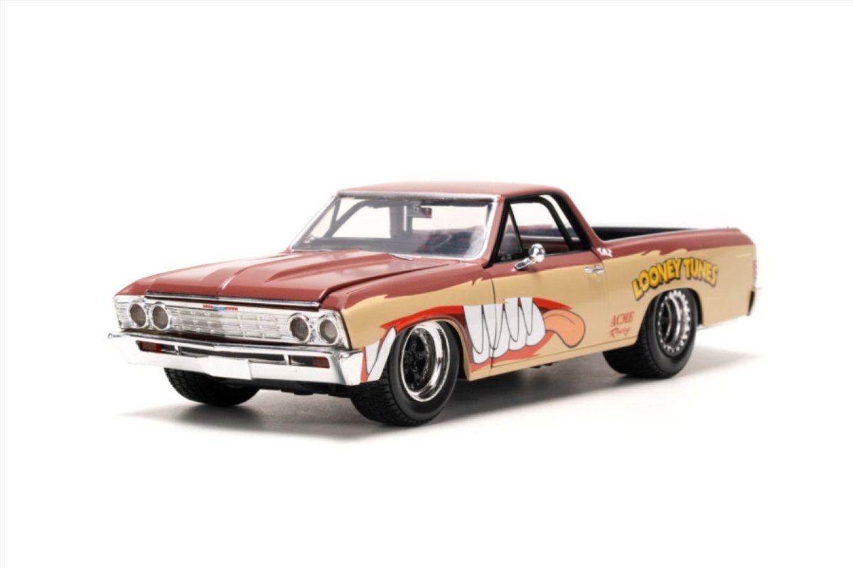 Looney Tunes - Chevy El Camino with Tassie Devil 1:24 Scale Diecast Vehicle/Product Detail/Figurines