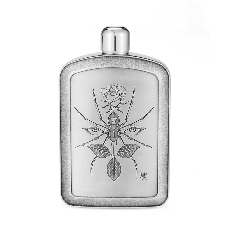 Vu Noir Spider Hip Flask (15cl)/Product Detail/Flasks & Shot Glasses