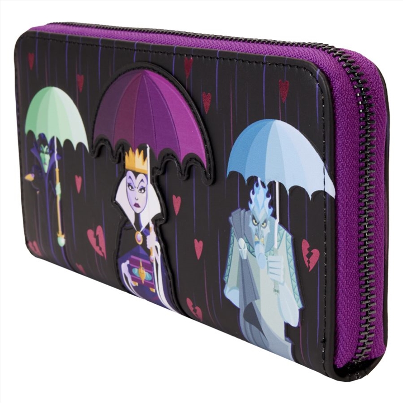 Loungefly Disney Villains - Curse Your Hearts Zip Wristlet/Product Detail/Wallets