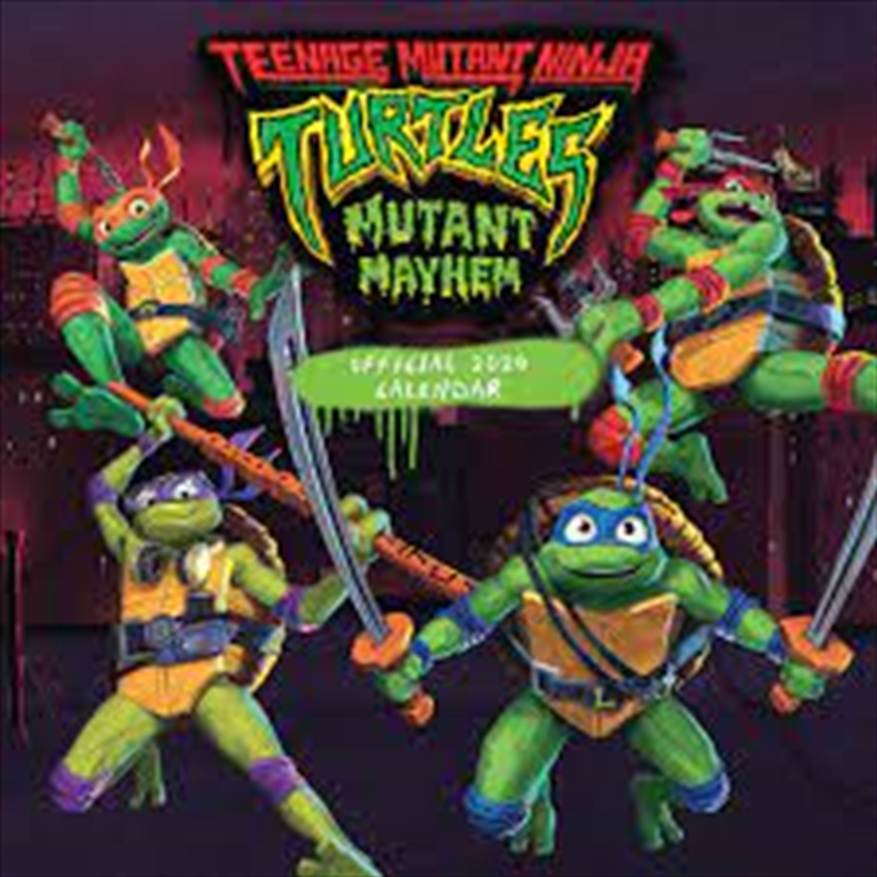 Buy Teenage Mutant Ninja Turtles Mutant Mayhem 2024 Calendar Online ...