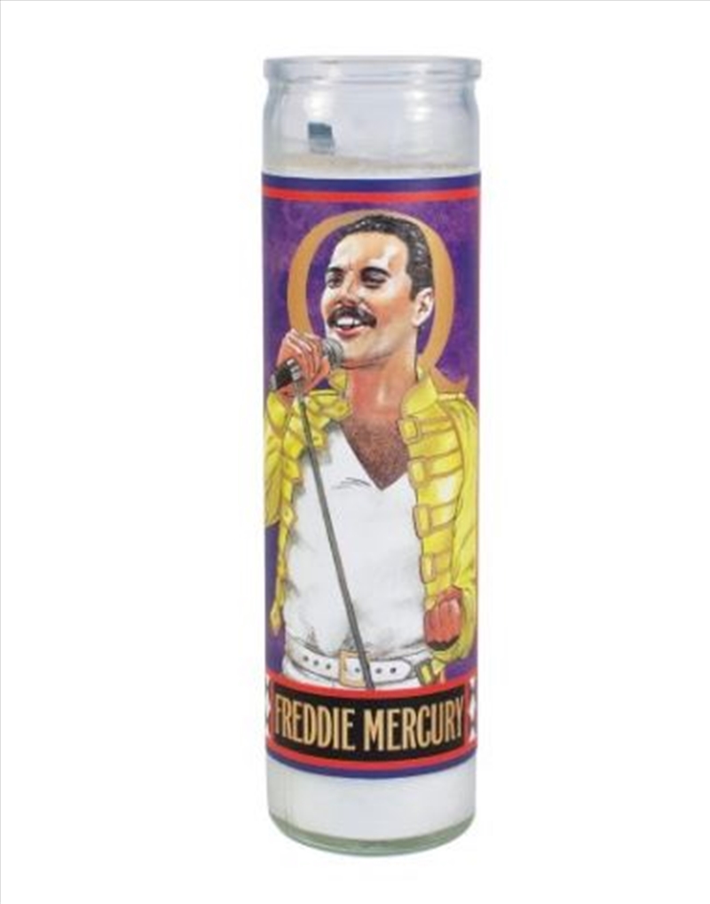 Unemployed Philosophers Guild - Freddie Mercury Secular Saint Candle/Product Detail/Candles