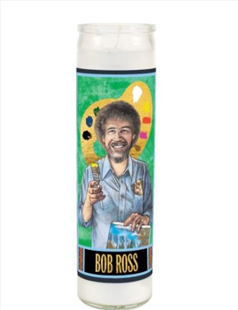 Unemployed Philosophers Guild - Bob Ross Secular Saint Candle/Product Detail/Candles