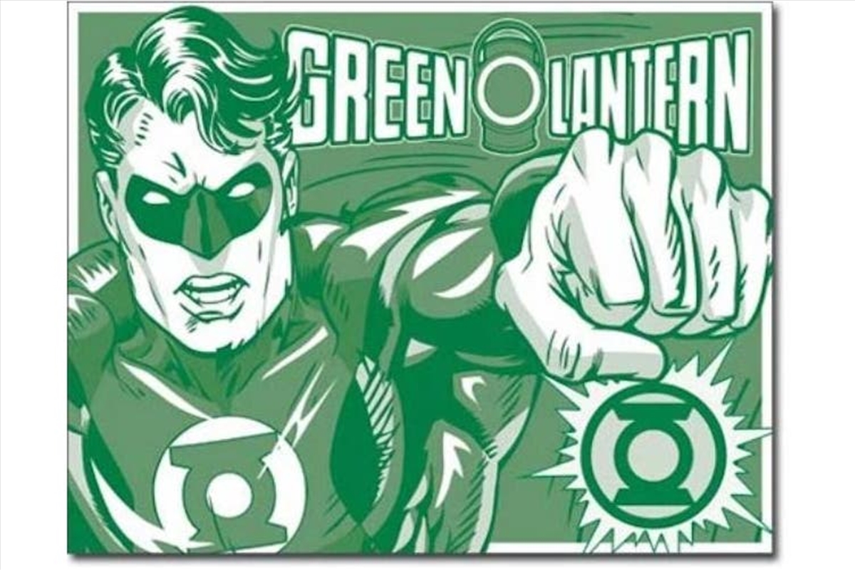 The Green Lantern Retro Tin Sign/Product Detail/Posters & Prints