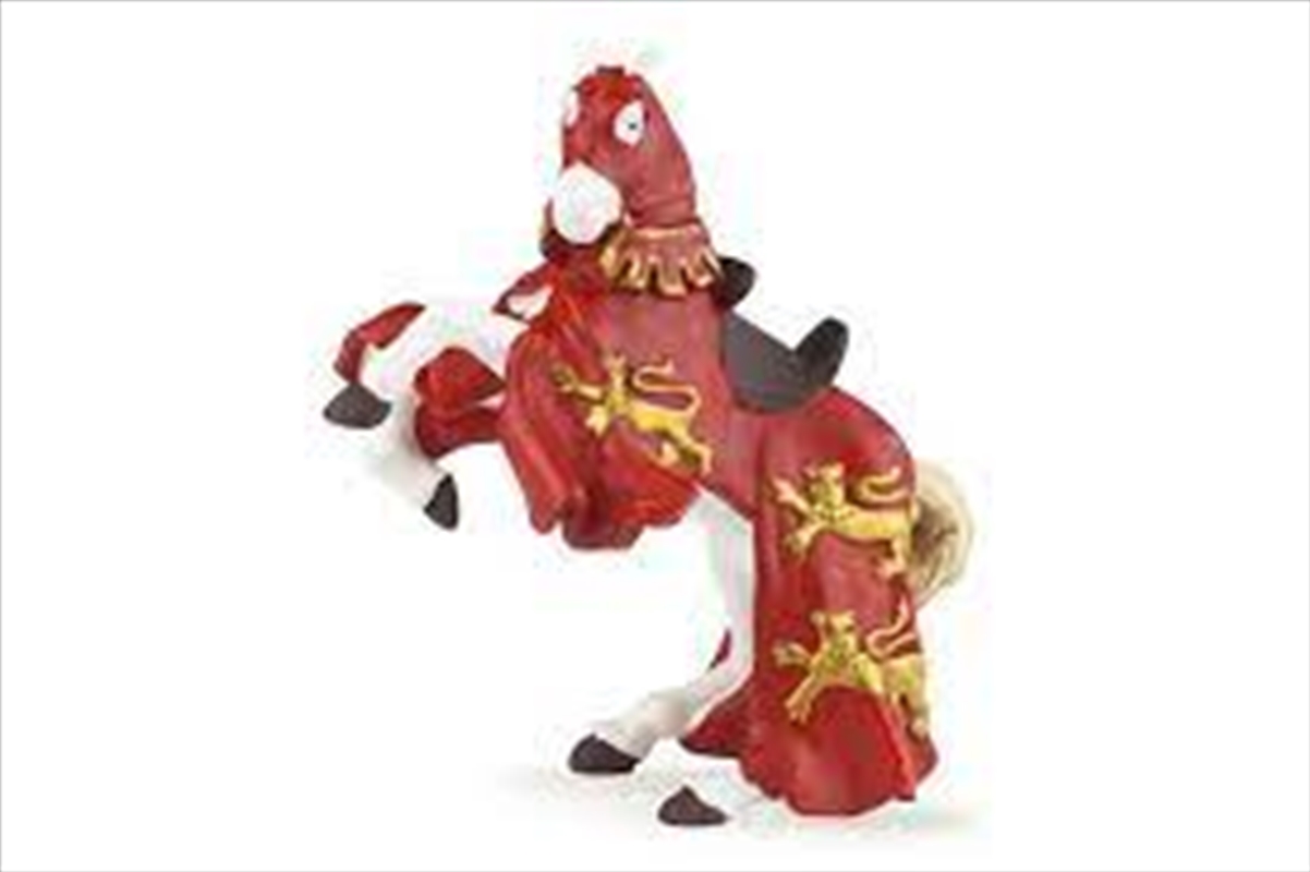 Papo - Red King Richard's horse Figurine/Product Detail/Figurines