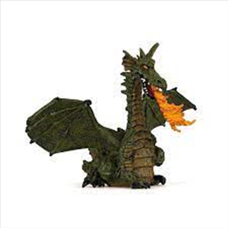 Papo - Green winged dragon with flame Figurine/Product Detail/Figurines