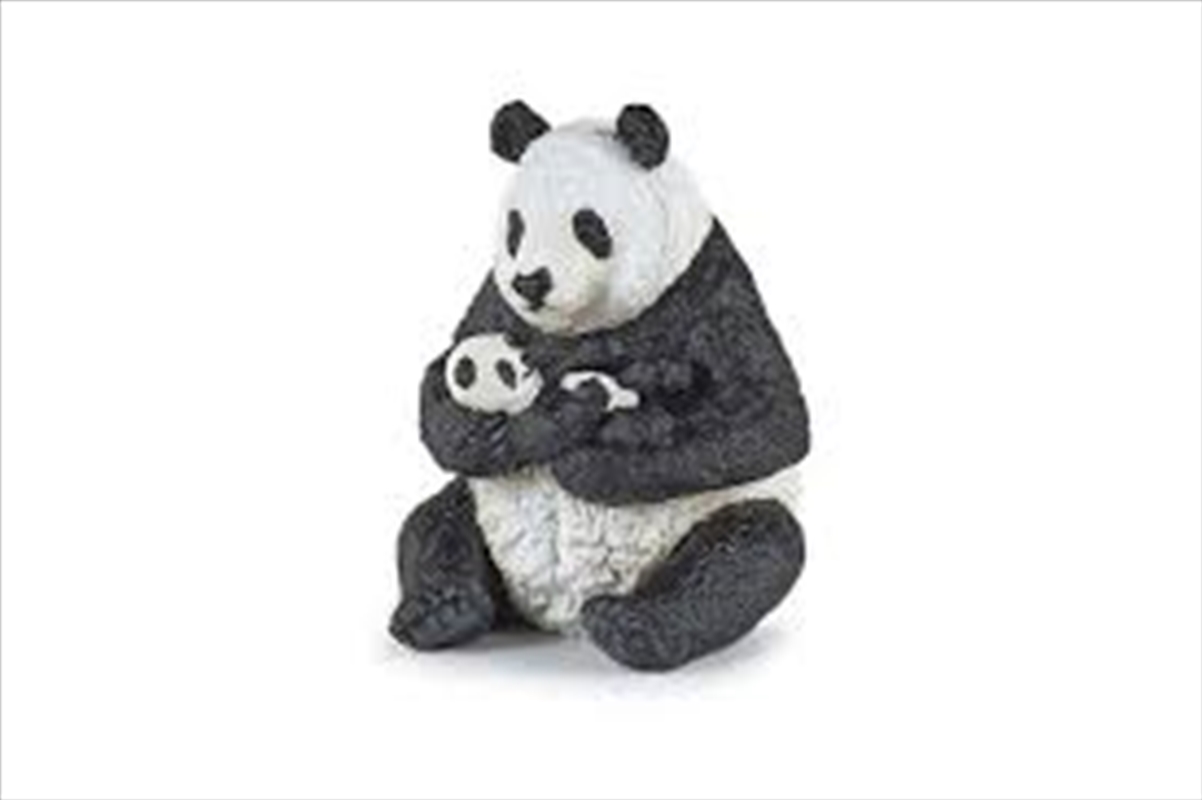 Papo - Sitting panda and baby Figurine/Product Detail/Figurines