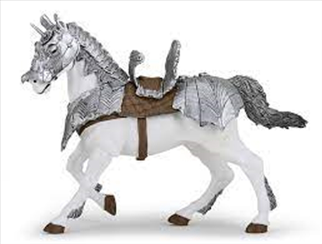 Papo - Horse in armour Figurine/Product Detail/Figurines