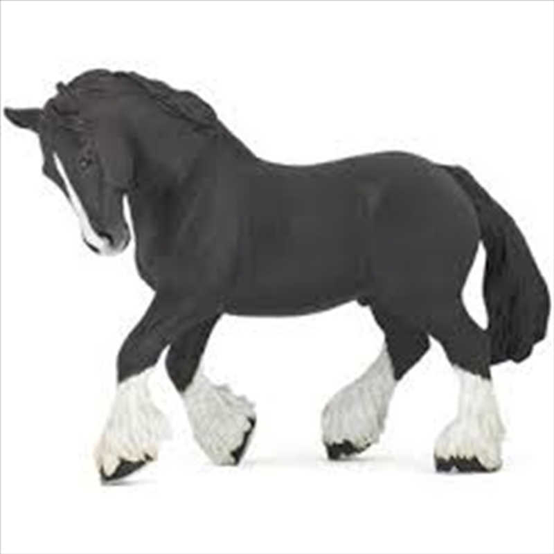 Papo - Black shire horse  Figurine/Product Detail/Figurines