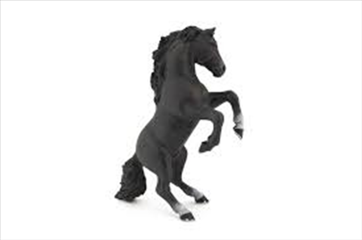 Papo - Black reared up horse Figurine/Product Detail/Figurines