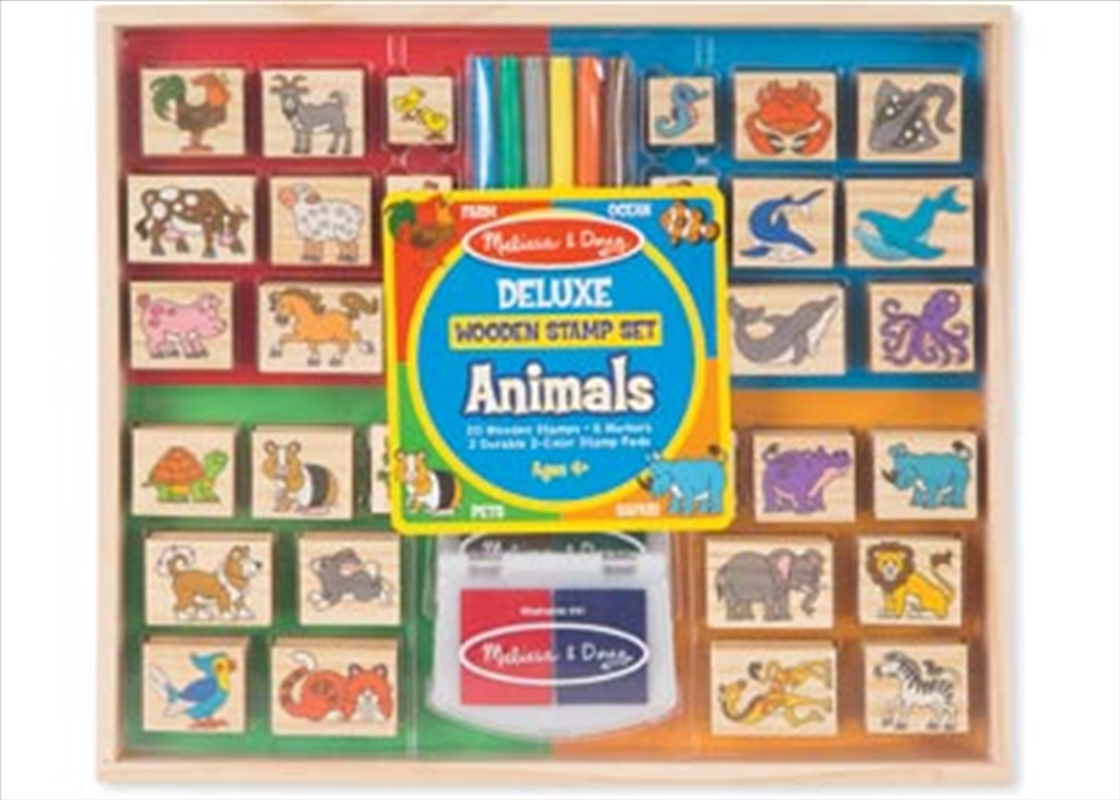 Deluxe Wooden Stamp Set - Animals/Product Detail/Stationery