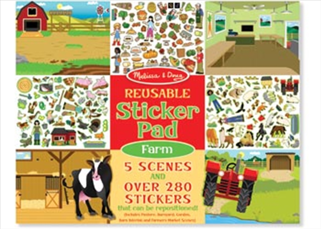 Reusable Sticker Pad - Farm/Product Detail/Toys