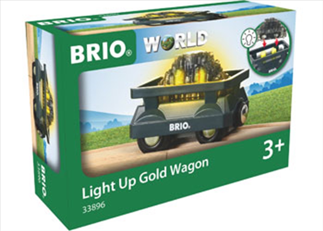 Light Up Gold Wagon 2 Pieces/Product Detail/Toys