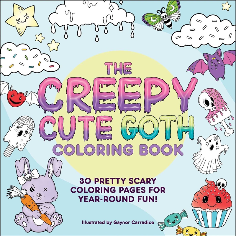 Creepy Cute Goth Coloring Book/Product Detail/Adults Colouring